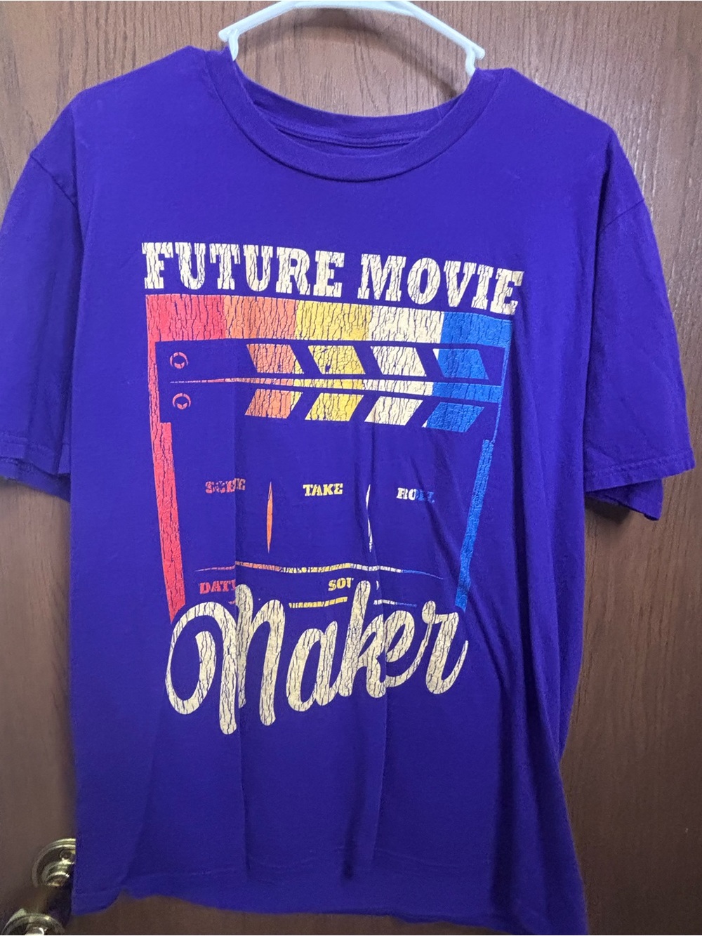 Future Movie Maker Short Sleeve Tee - Purple